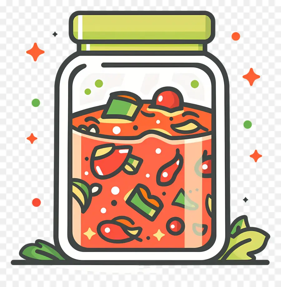 Kimchi Jar，ขวดผักดอง PNG