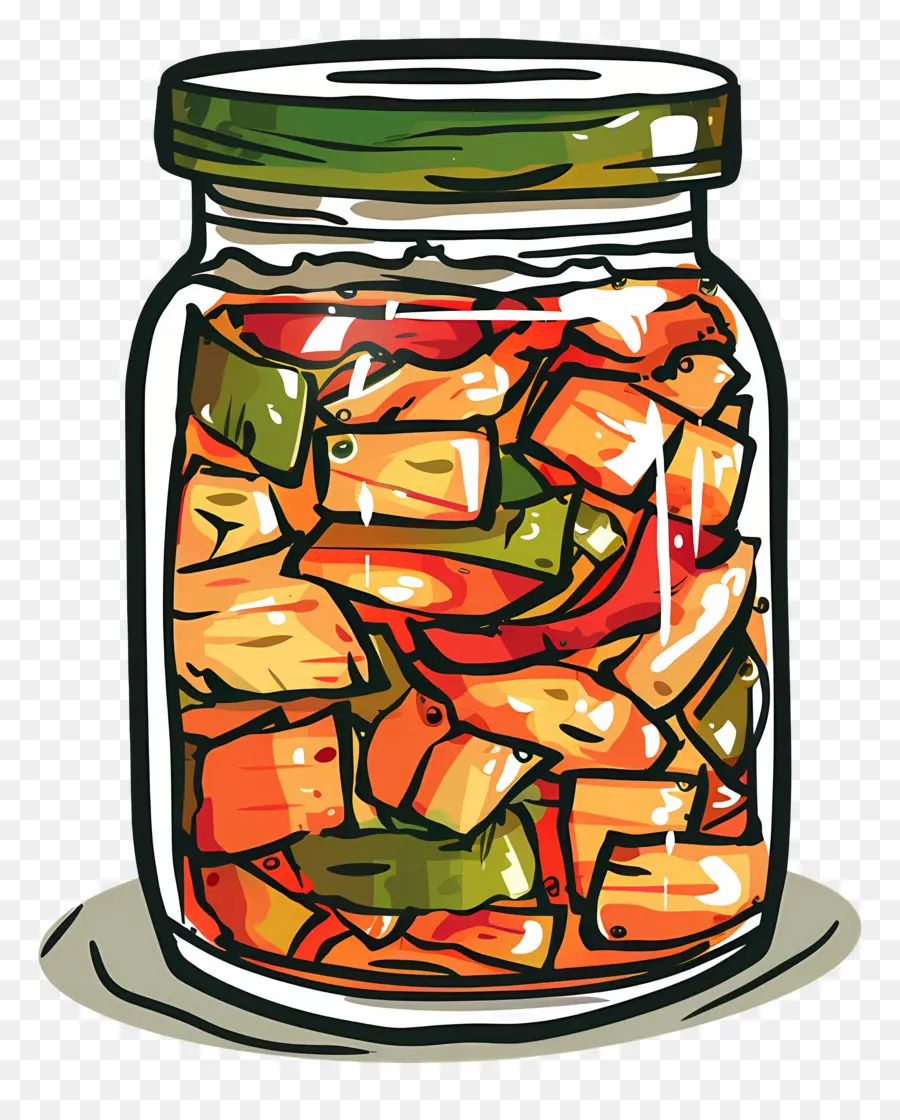 Kimchi Jar，ผักดองในขวด PNG