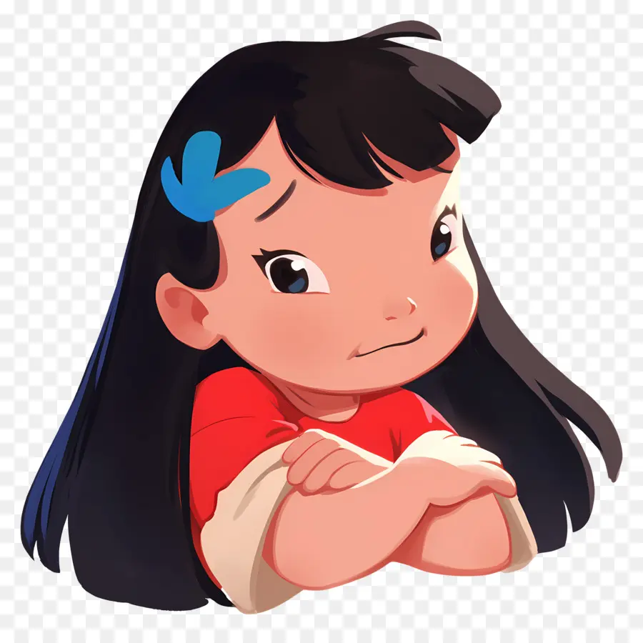 ครีบ Lilo，สาวอนิเมชั่น PNG