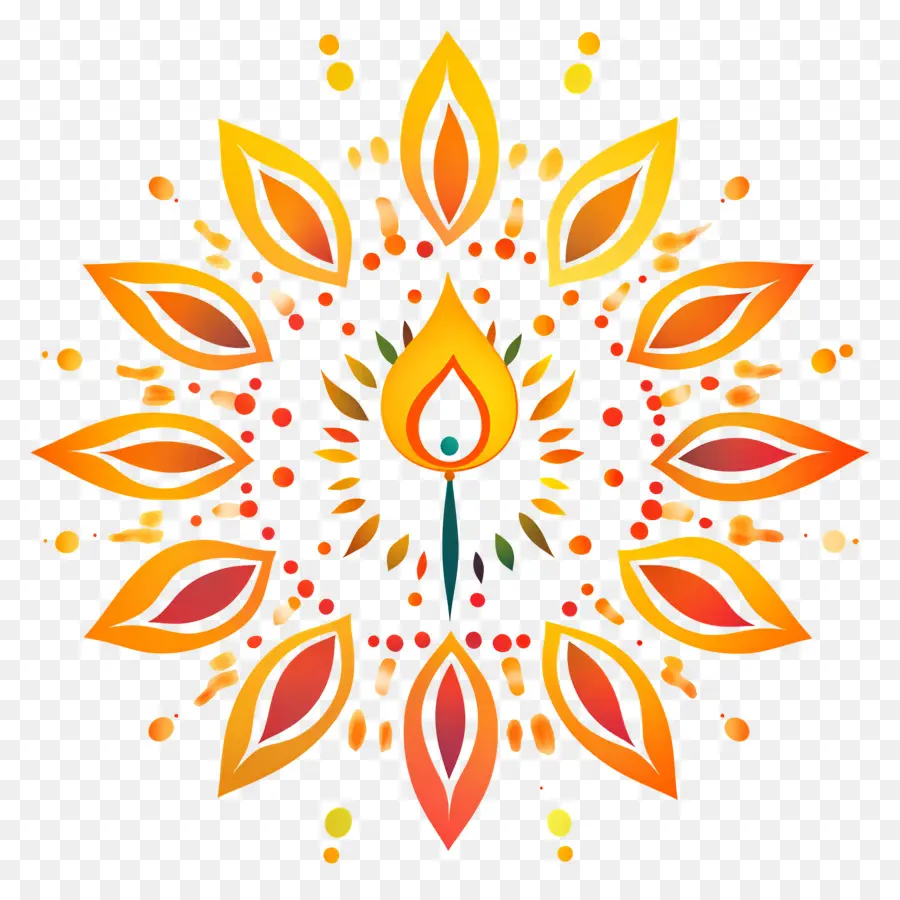 ดอกไม้ไฟ Diwali，กอง Rangoli PNG