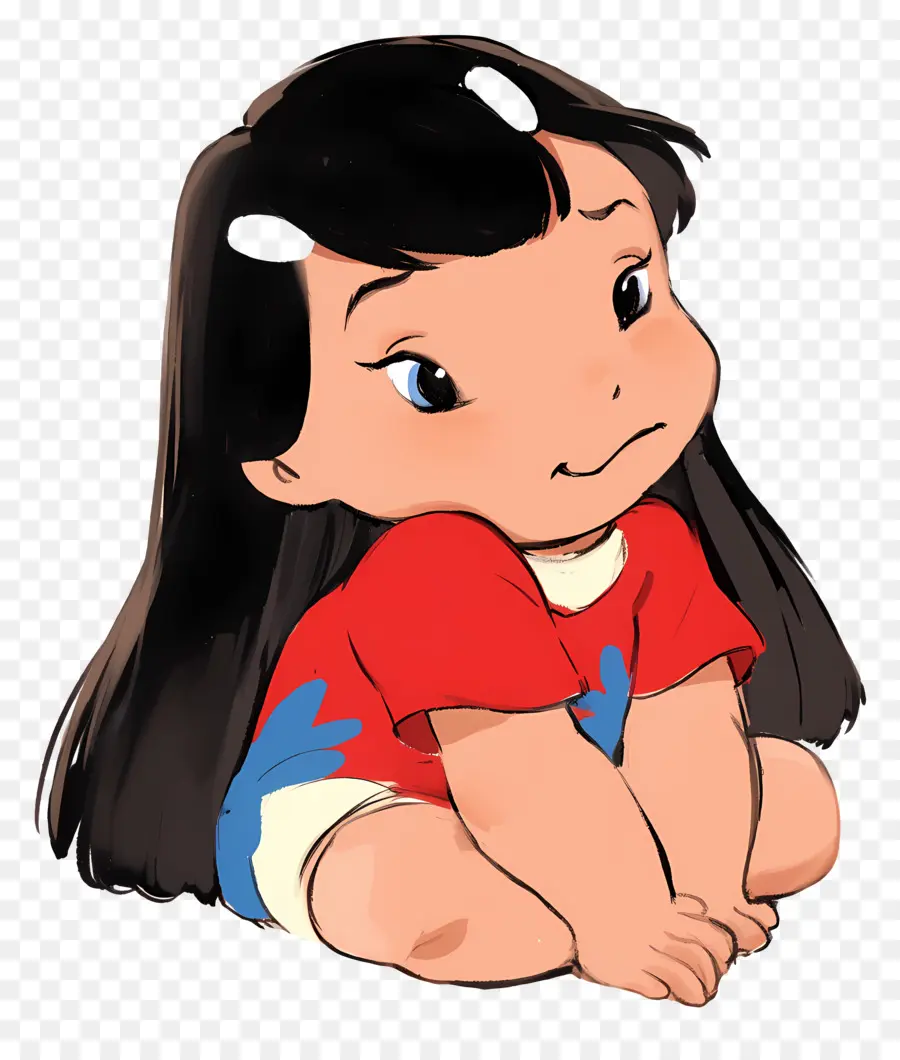 ครีบ Lilo，สาวอนิเมชั่น PNG