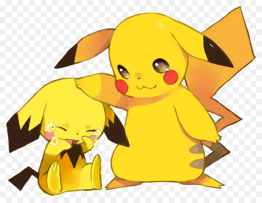 Pikachu，สีเหลือง PNG