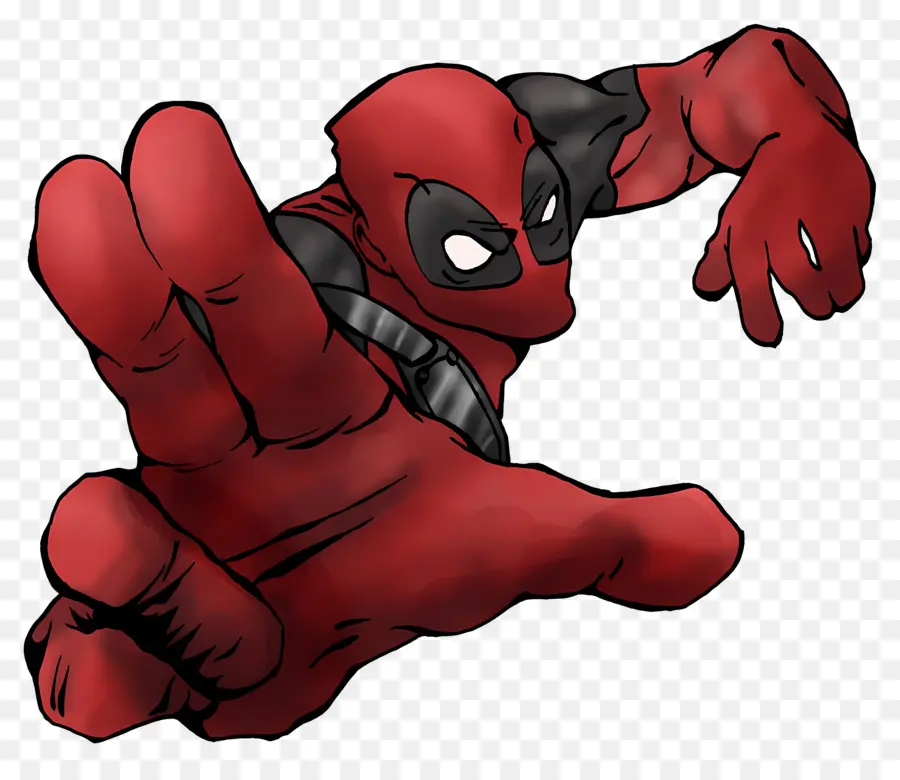 Deadpool，ตัวละครสวมหน้ากากสีแดง PNG