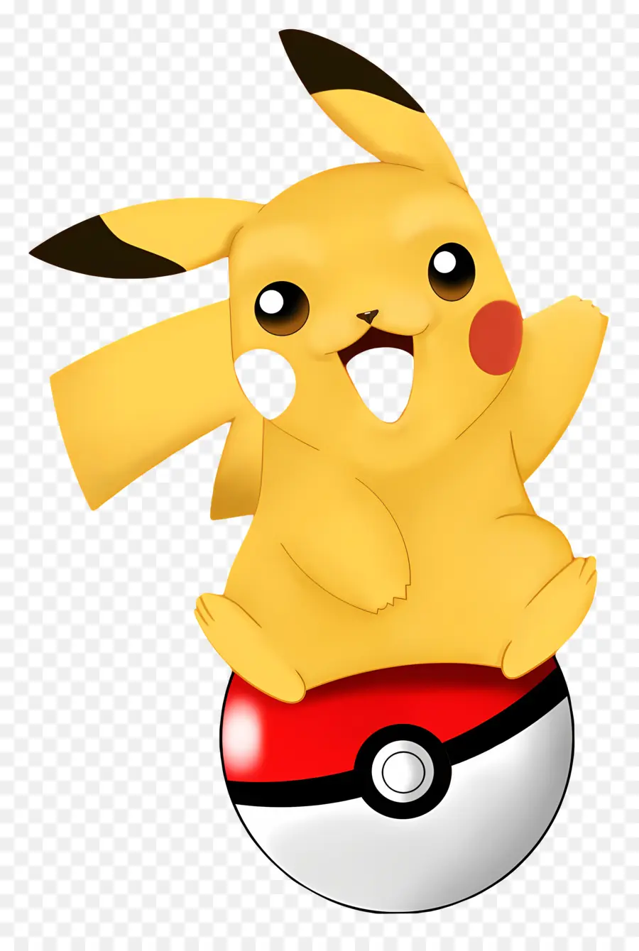 Pikachu，สีเหลือง PNG