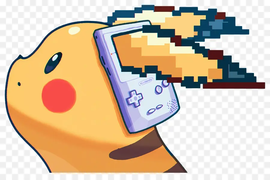 Pikachu，Pikachu กับ Gameboy PNG