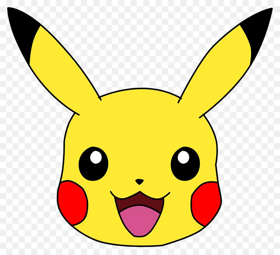 Pikachu，สีเหลือง PNG