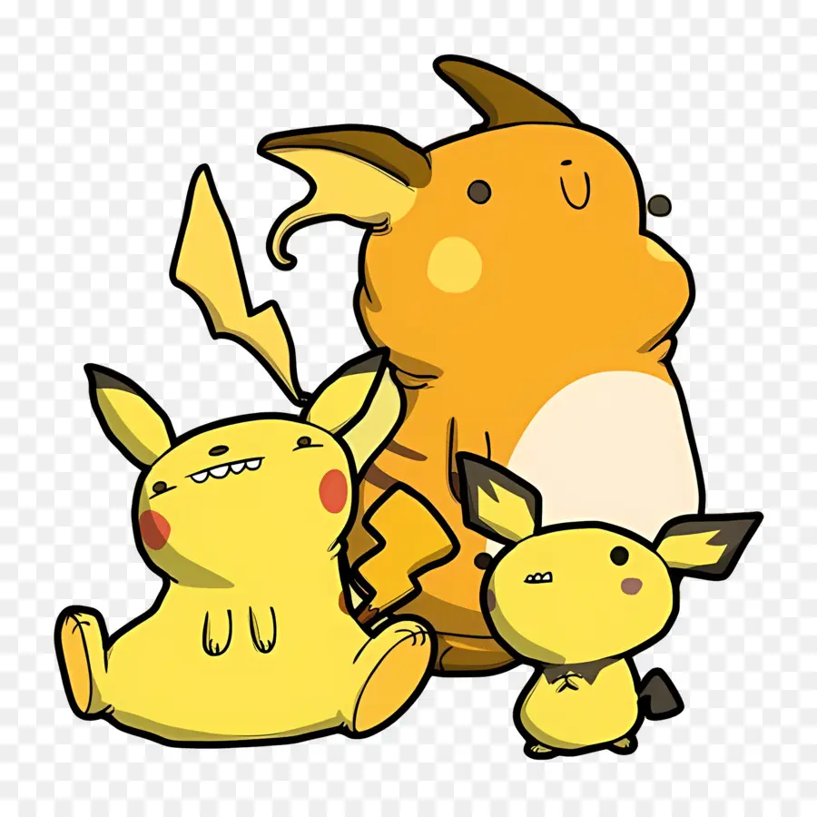 Pikachu，สิ่งมีชีวิตไฟฟ้า PNG