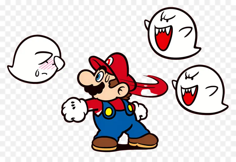 Super Mario，ตัวการ์ตูนกับผี PNG