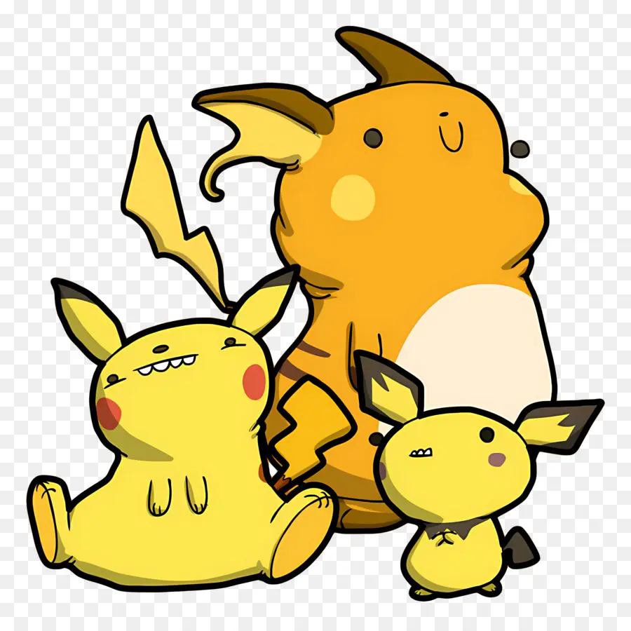 Pikachu，สิ่งมีชีวิตไฟฟ้า PNG