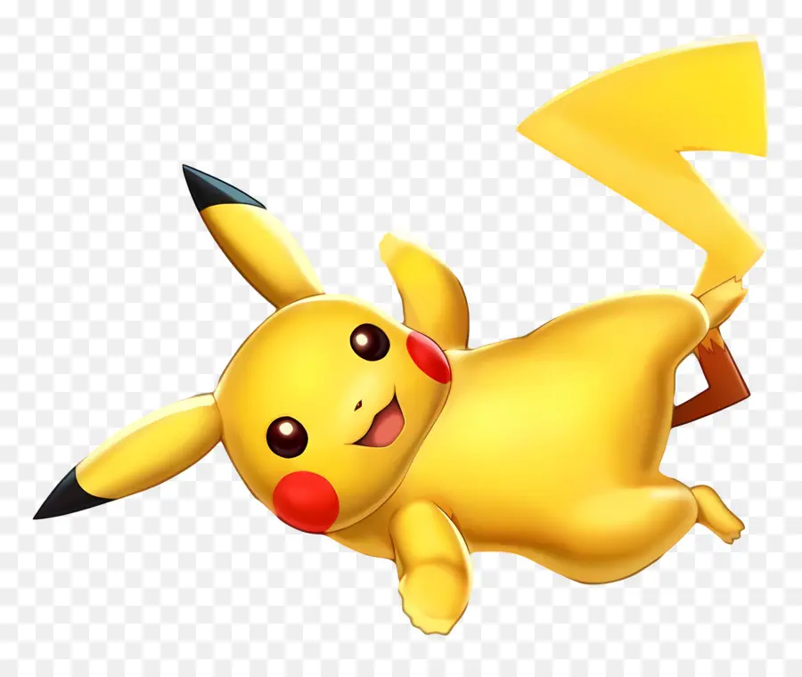 Pikachu，สีเหลือง PNG