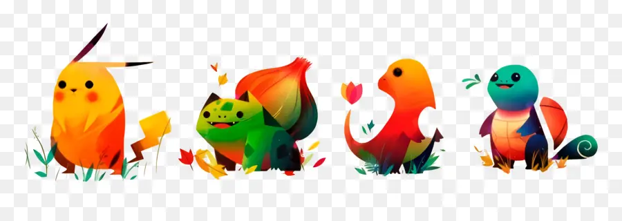 Pikachu，Pokémon Starters PNG