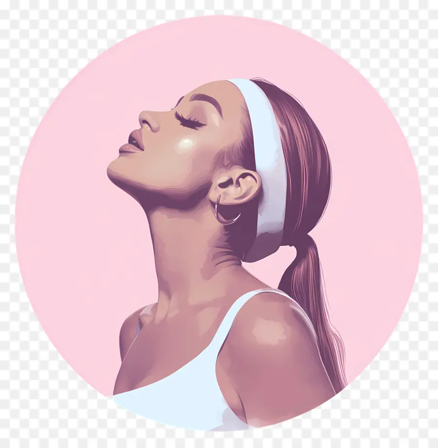 Ariana Grande，ภาพประกอบโปรไฟล์ PNG