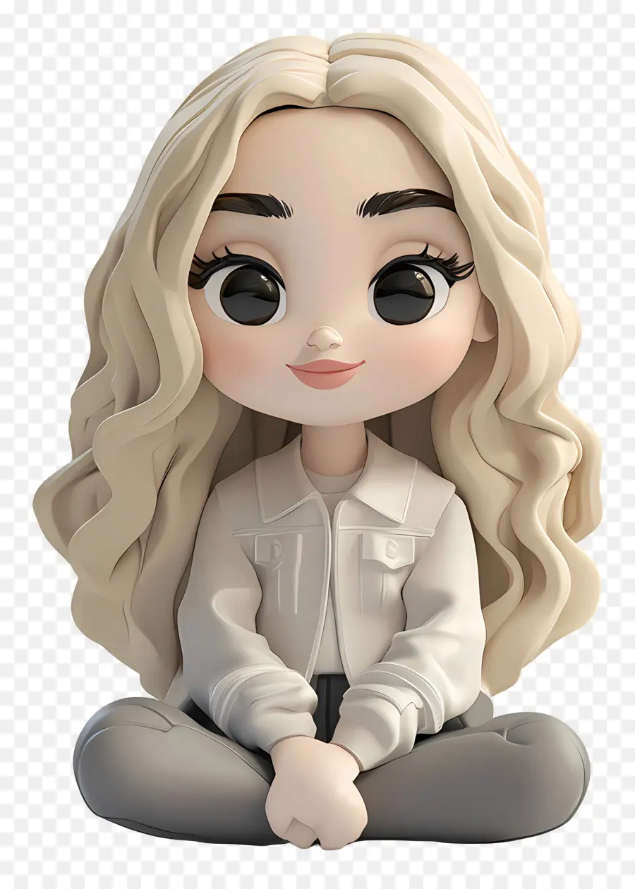 Sabrina Carpenter，รูปการ์ตูนสีบลอนด์ PNG