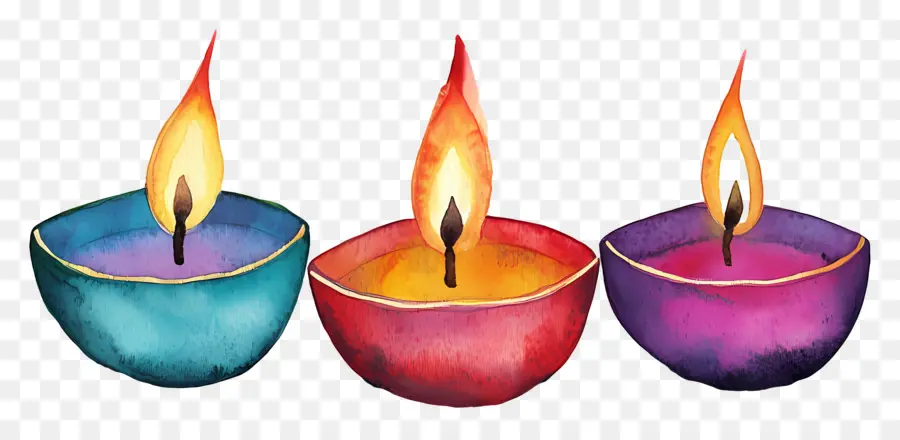 โคมไฟน้ำมัน Diwali，Diya PNG