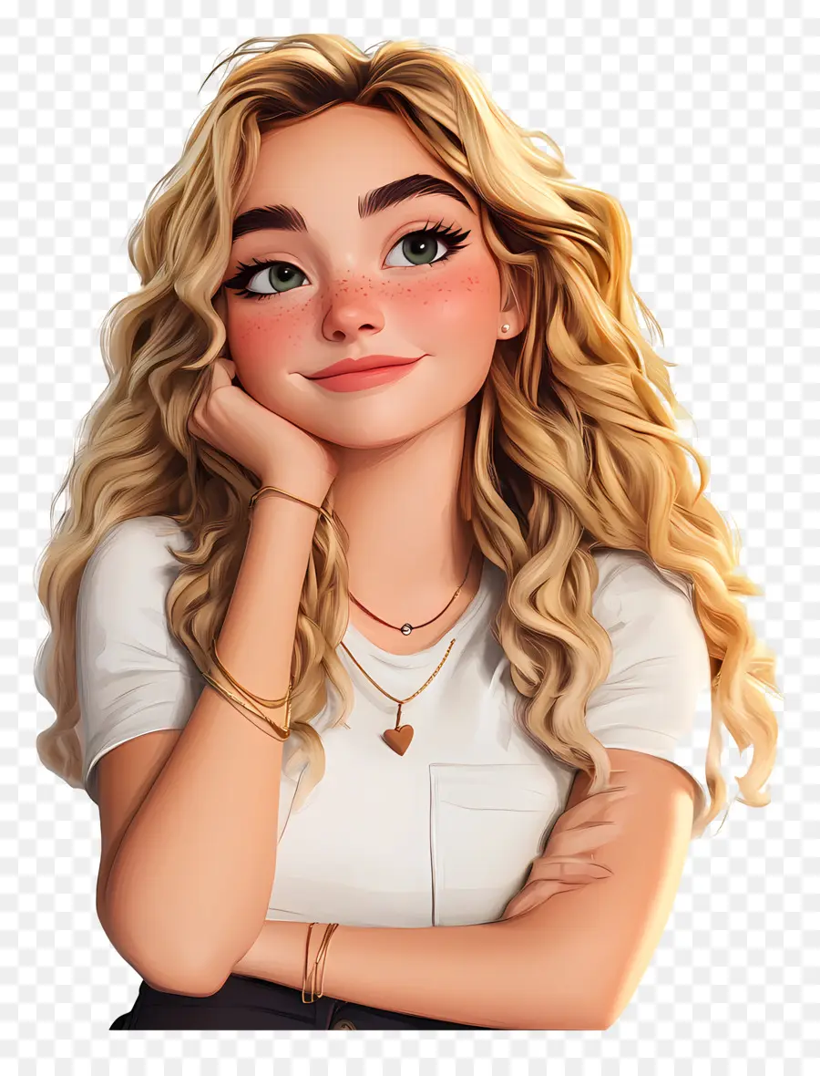 Sabrina Carpenter，การ์ตูนสาวกับต่างหู PNG