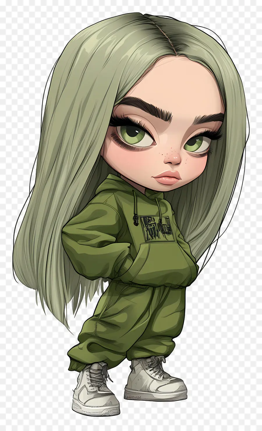 Billie Earth，ตัวละคร Chibi PNG