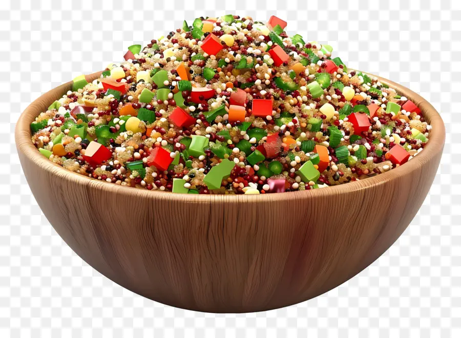 สลัด Quinoa，ชาม PNG