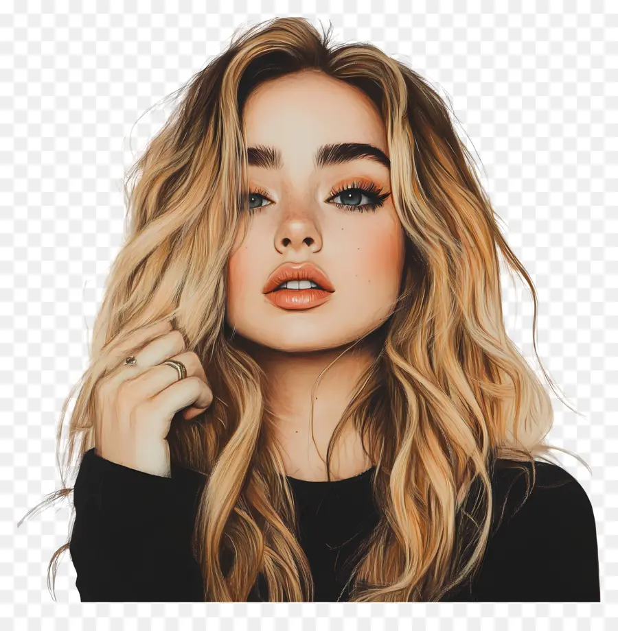 Sabrina Carpenter，ภาพผู้หญิงผมบลอนด์ PNG