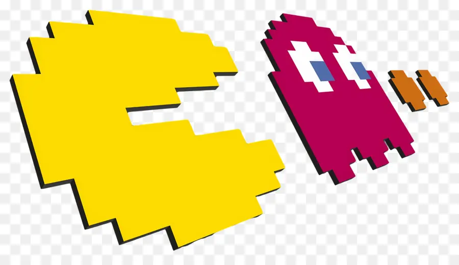 Pac Man，Pac Man สีเหลือง PNG