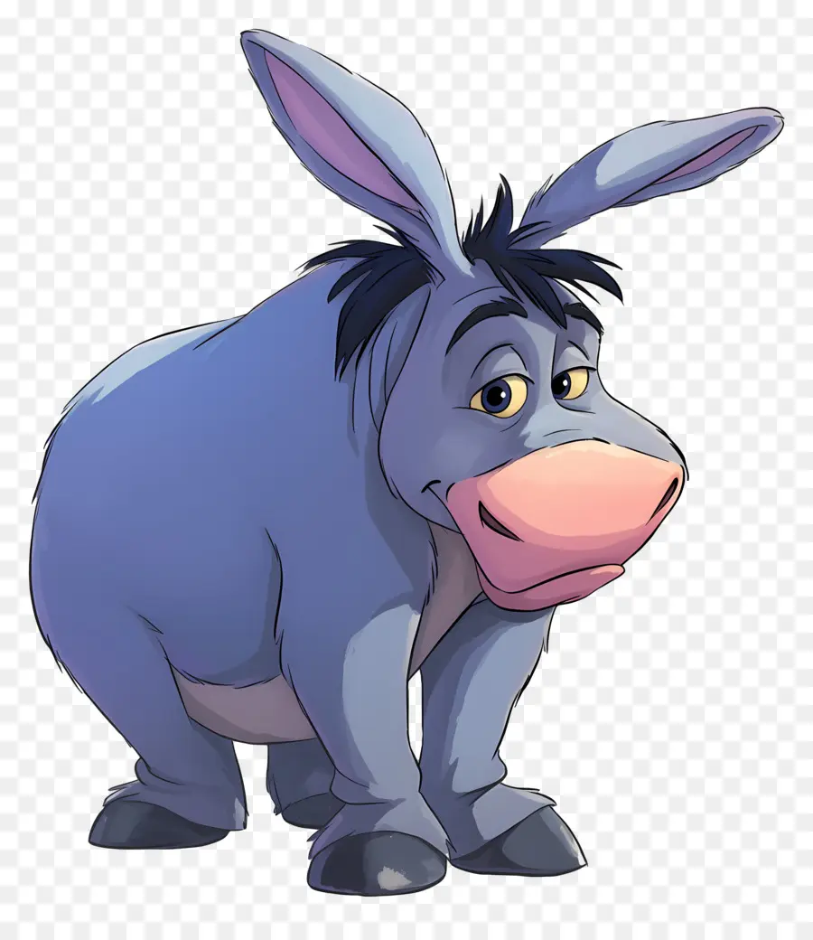 Eeyore，Blue Donkey PNG