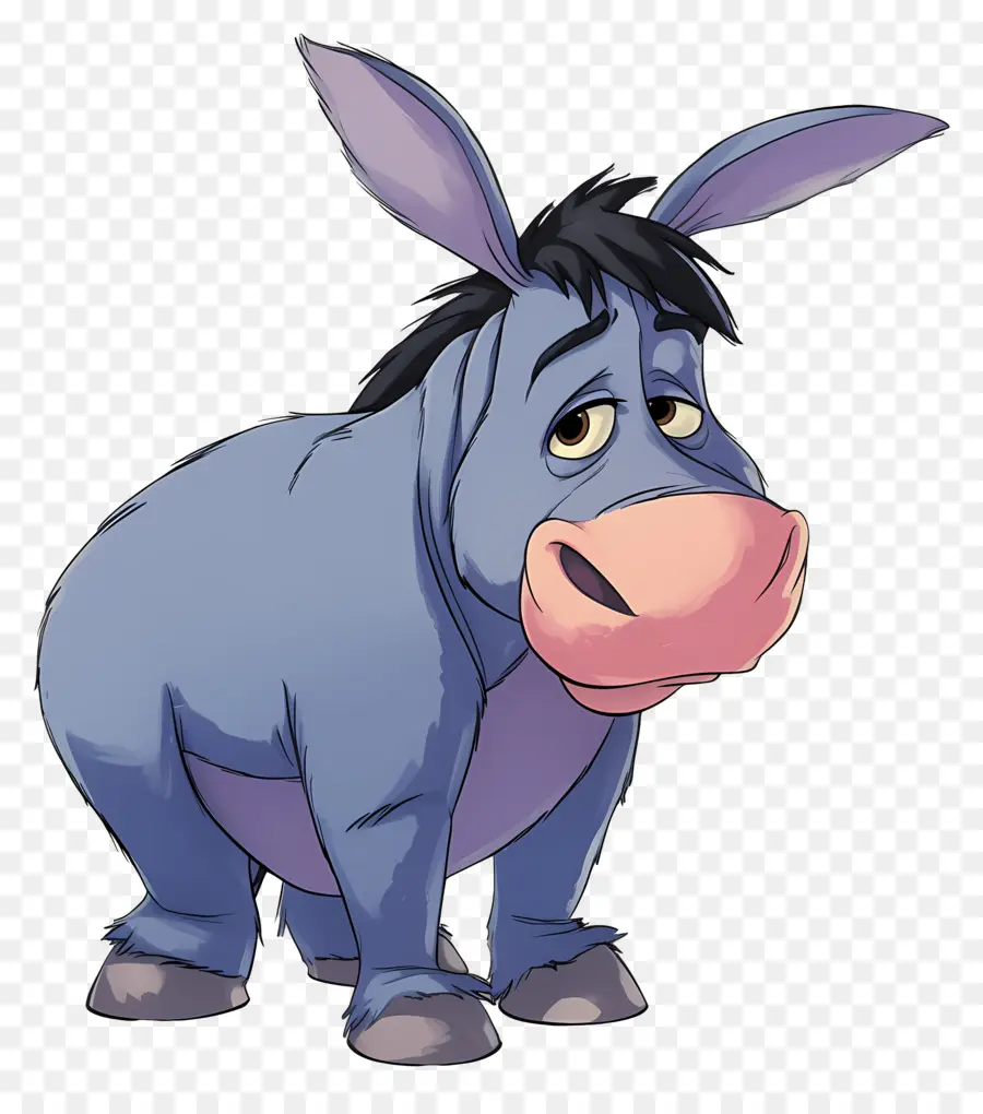 Eeyore，Blue Donkey PNG