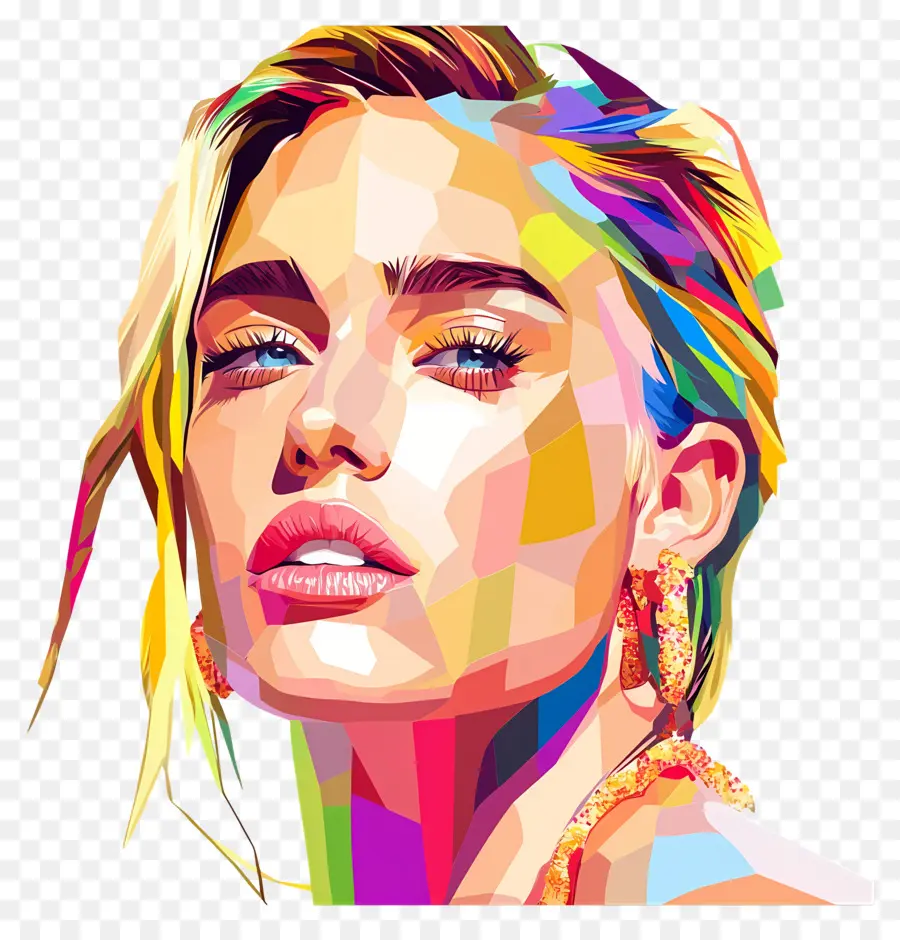 Miley Cyrus，ภาพสีสันสดใส PNG