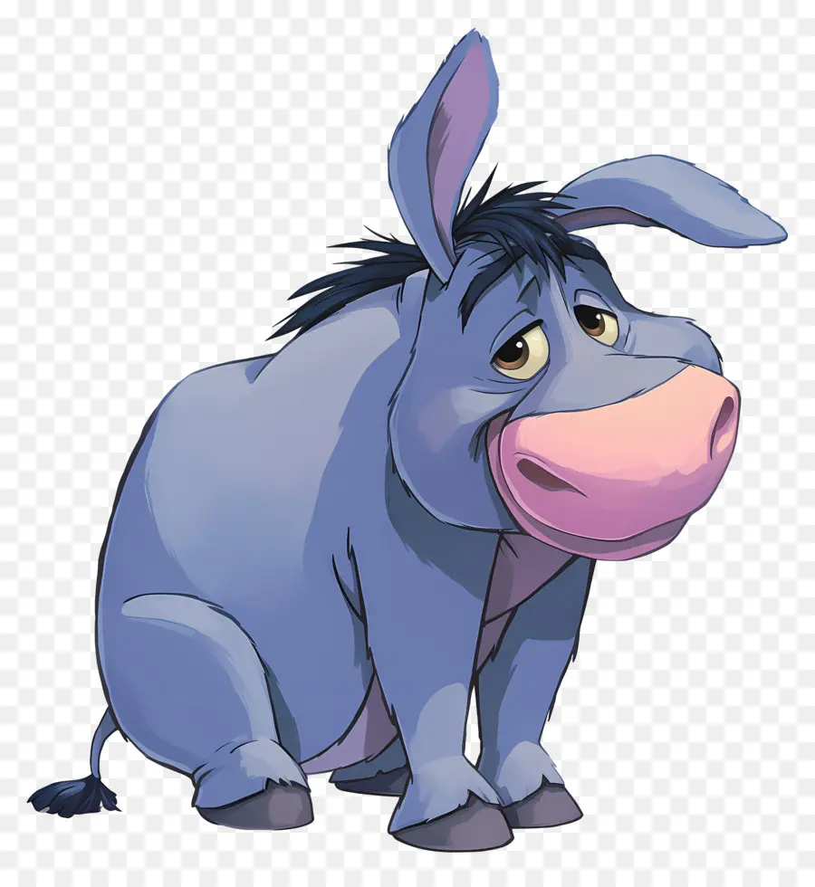 Eeyore，Blue Donkey PNG