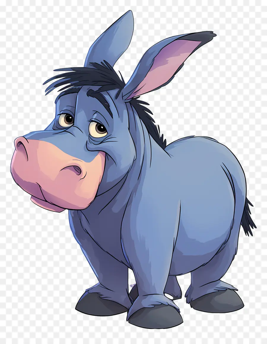 Eeyore，Blue Donkey PNG