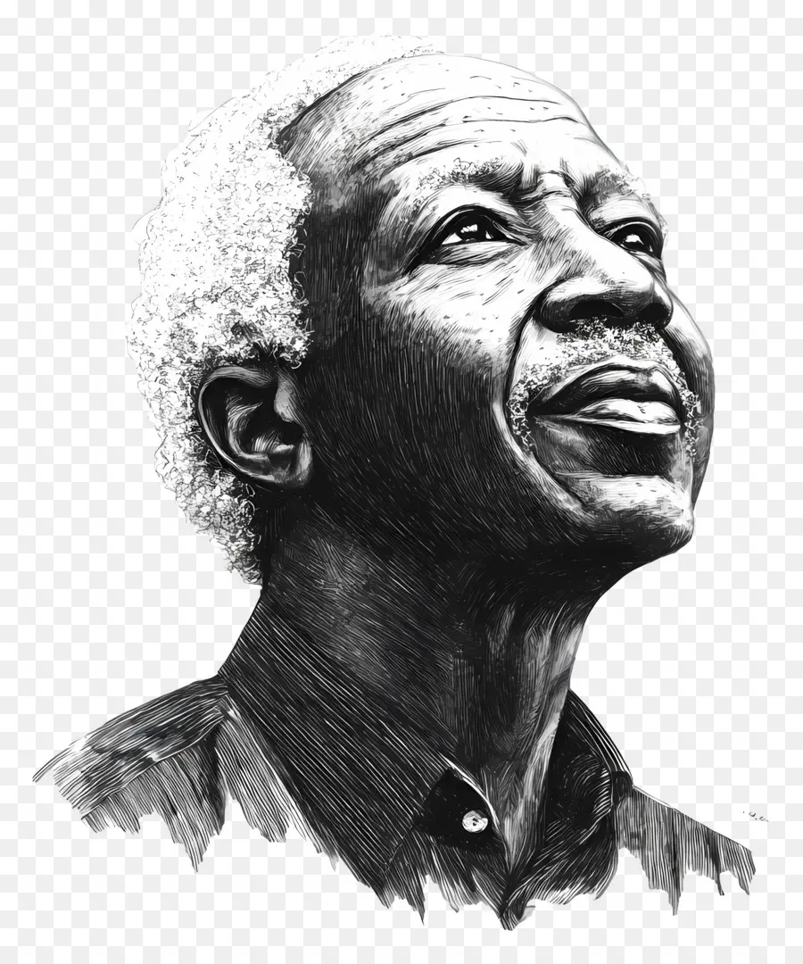 Julius Nyerere，ภาพชายสูงอายุ PNG