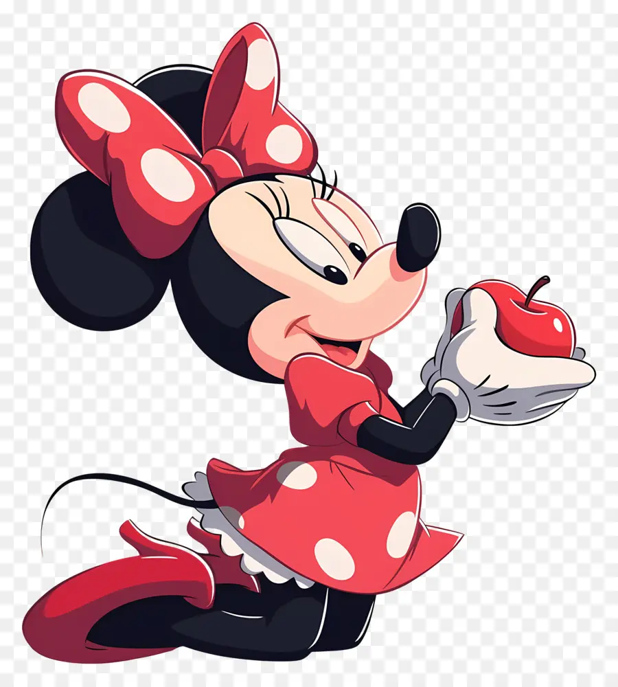 เมาส์มินนี่，Minnie Mouse กับ Apple PNG