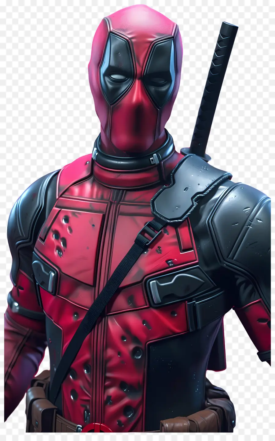 Deadpool，ซูเปอร์ฮีโร่ในชุดสูทสีแดง PNG