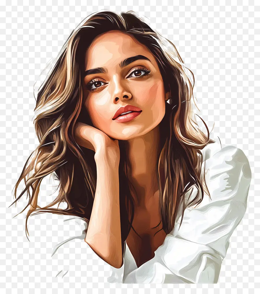 Deepika Padukone，ผู้หญิงที่มีภาพประกอบ PNG