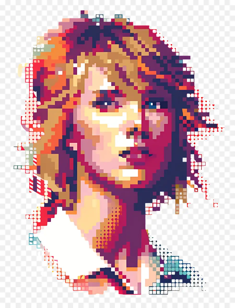 Pixel Taylor Swift，ภาพศิลปะพิกเซล PNG