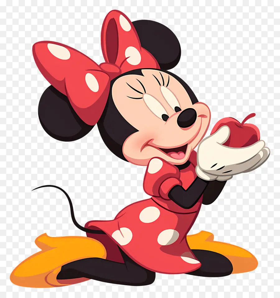 เมาส์มินนี่，Minnie Mouse กับ Apple PNG