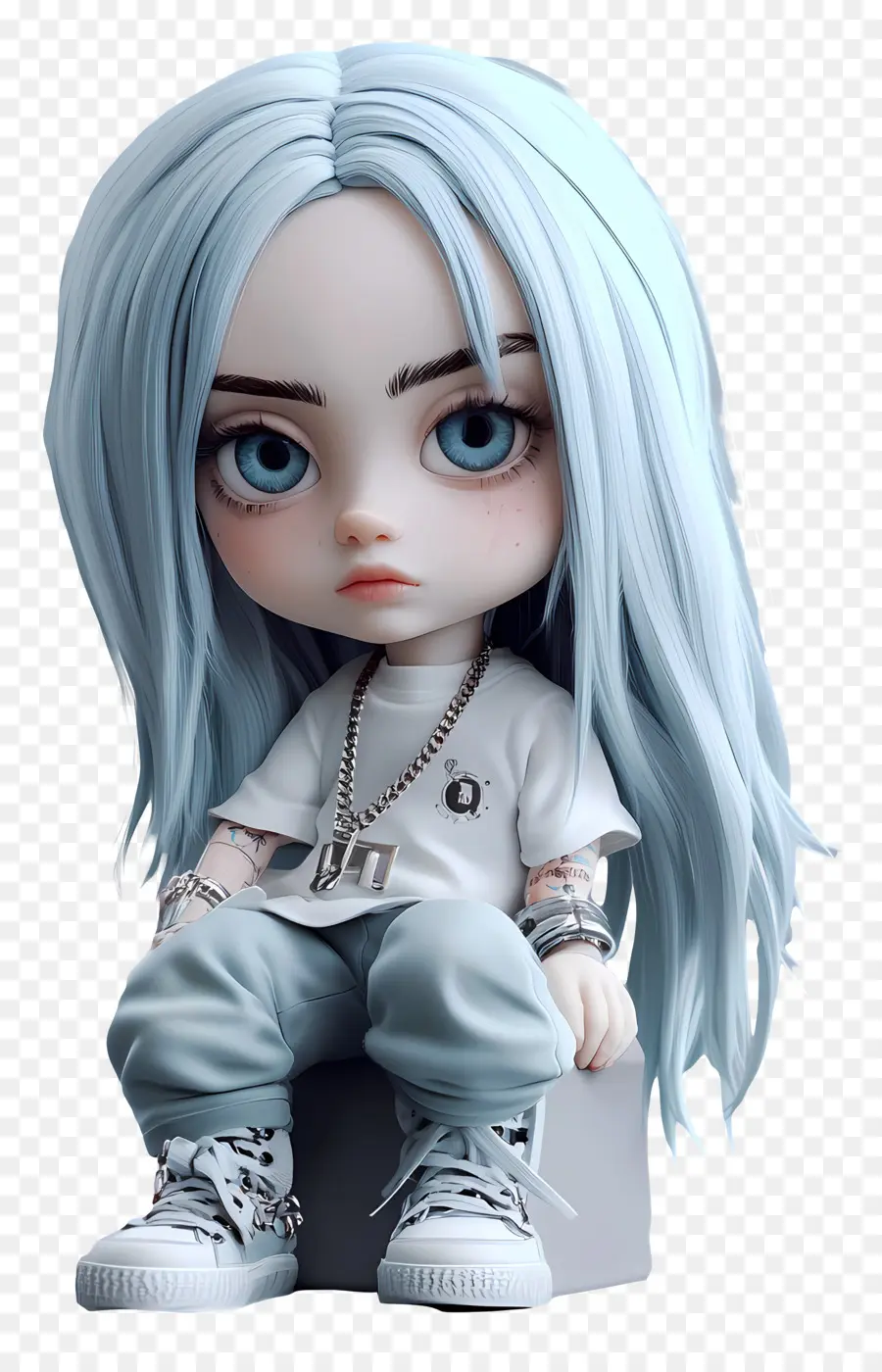 Billie Earth，ตุ๊กตา Chibi PNG