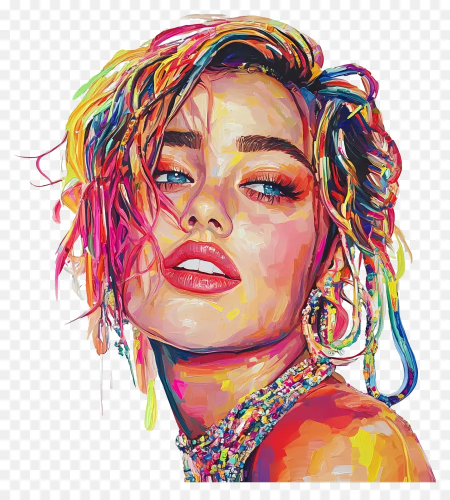 Miley Cyrus，ภาพสีสันสดใส PNG