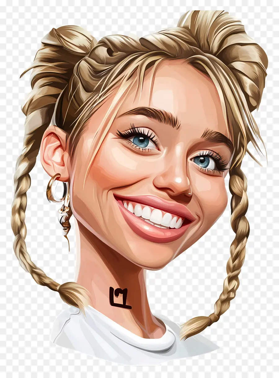 Miley Cyrus，สาวยิ้ม PNG