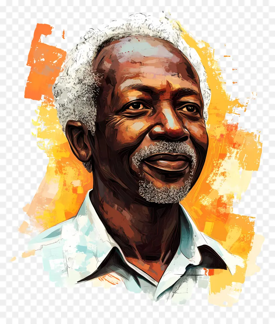 Julius Nyerere，ชายชรายิ้ม PNG