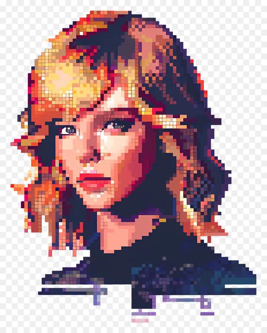 Pixel Taylor Swift，ภาพศิลปะพิกเซล PNG