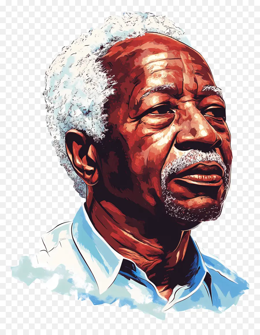 Julius Nyerere，ภาพประกอบสีสันสดใส PNG