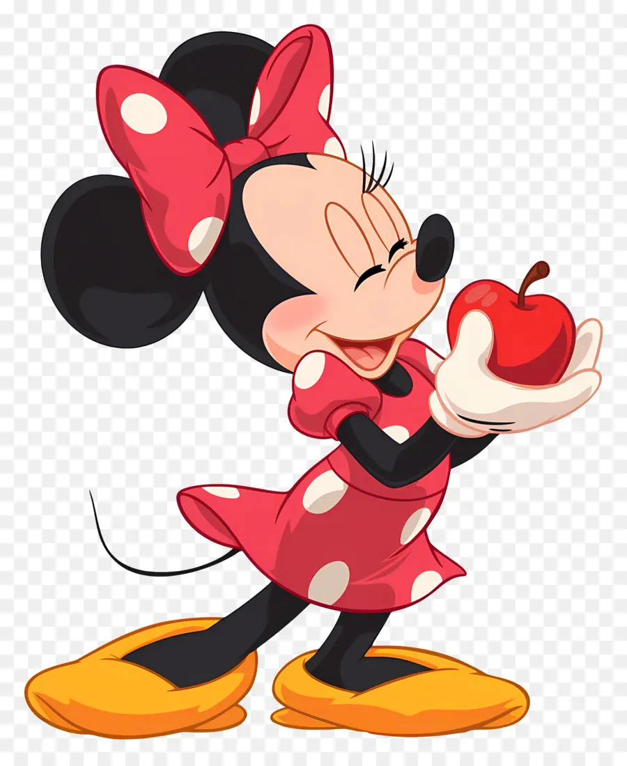 เมาส์มินนี่，Minnie Mouse กับ Apple PNG