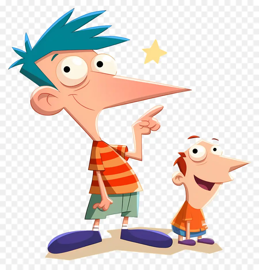 Phineas Flynn，เด็กชายสองคน PNG