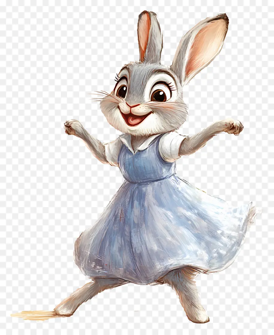 Judy Hopps，การเต้นรำกระต่ายการ์ตูน PNG