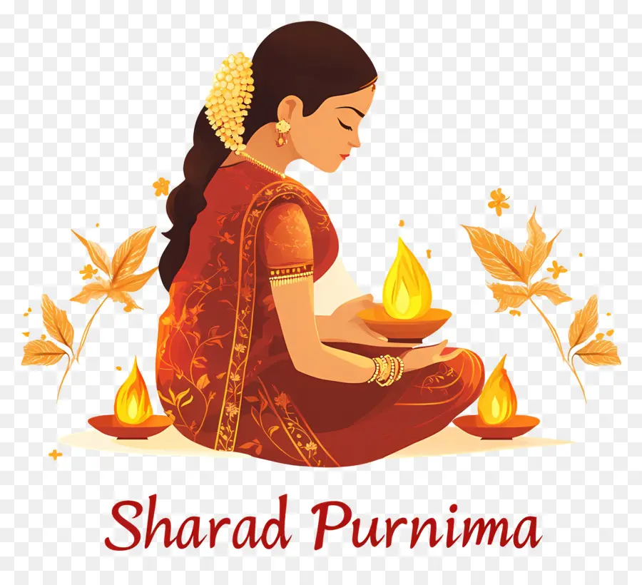 Sharad Purnima，ผู้หญิงในชุดดั้งเดิม PNG