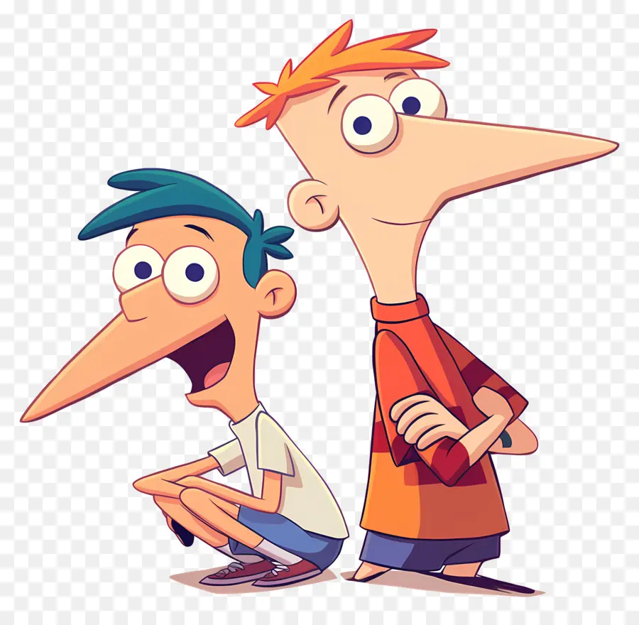 Phineas Flynn，เด็กชายการ์ตูน PNG