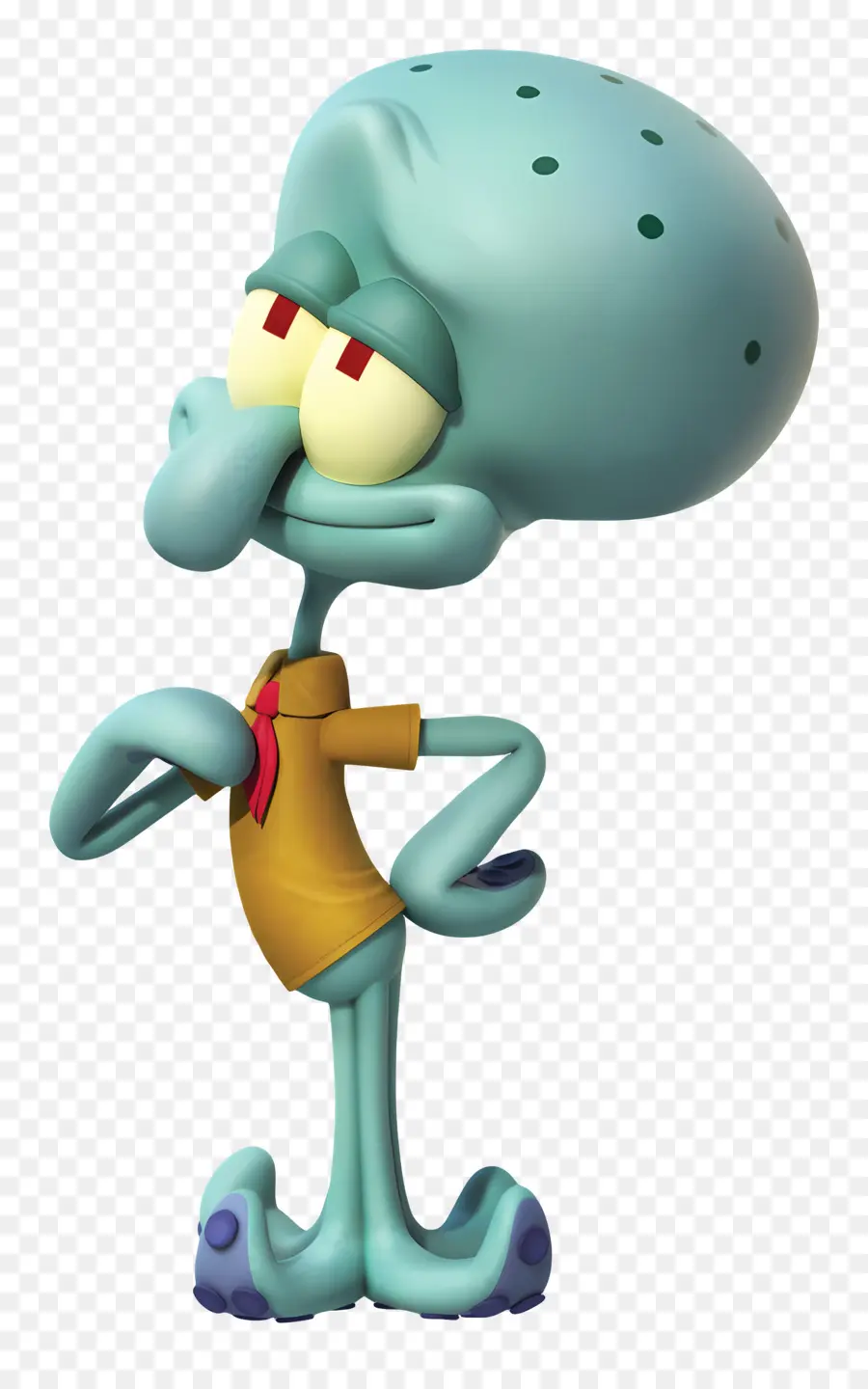 หนวดหนวด Squidward，ปลาหมึกการ์ตูนสีน้ำเงิน PNG