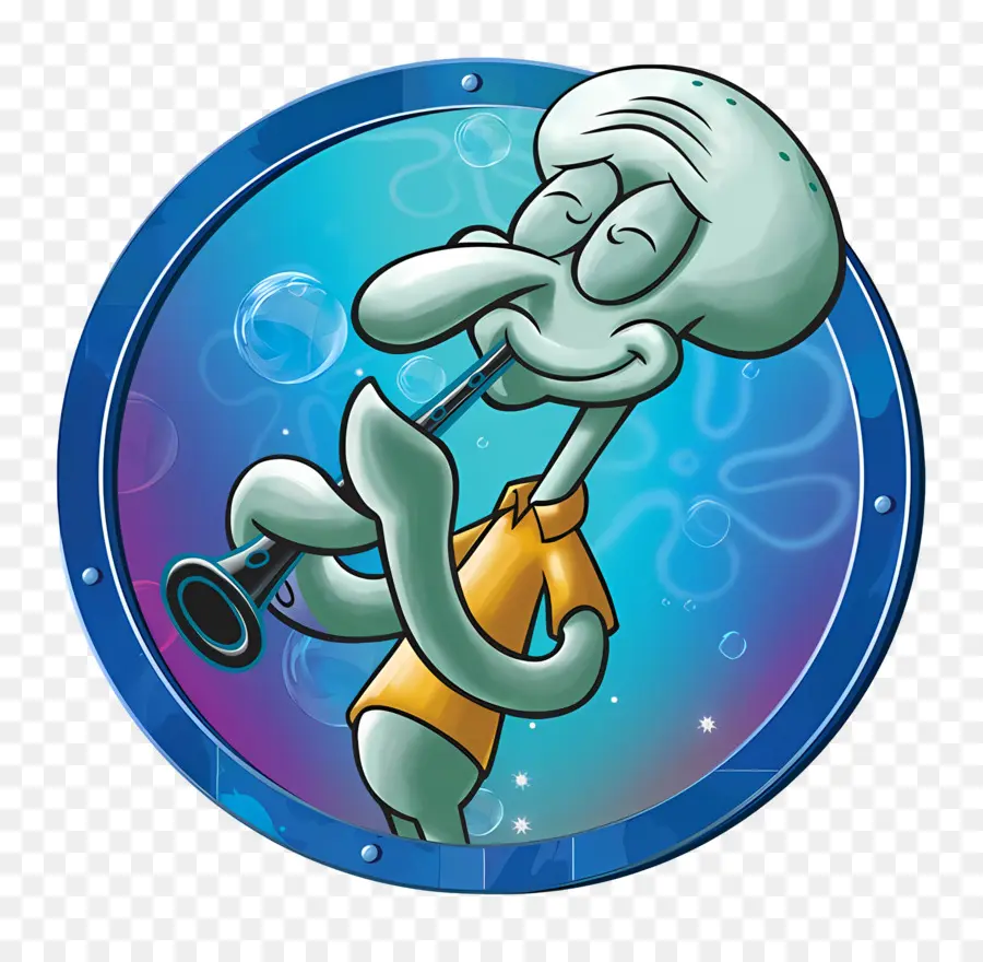 หนวดหนวด Squidward，Spongebob PNG