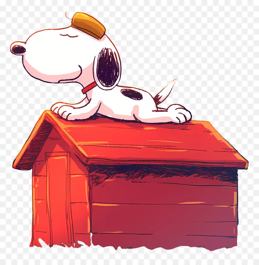 Snoopy นอนหลับ，สุนัขการ์ตูน PNG