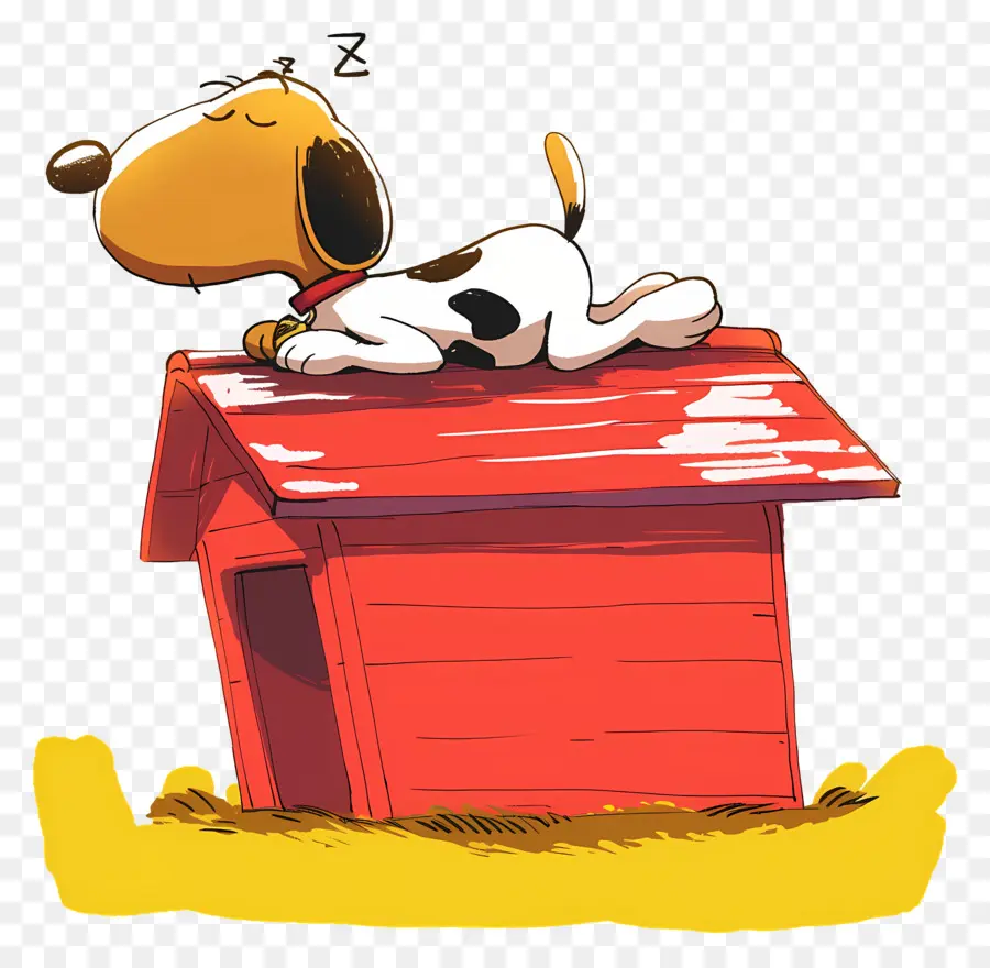 Snoopy นอนหลับ，สุนัขการ์ตูน PNG