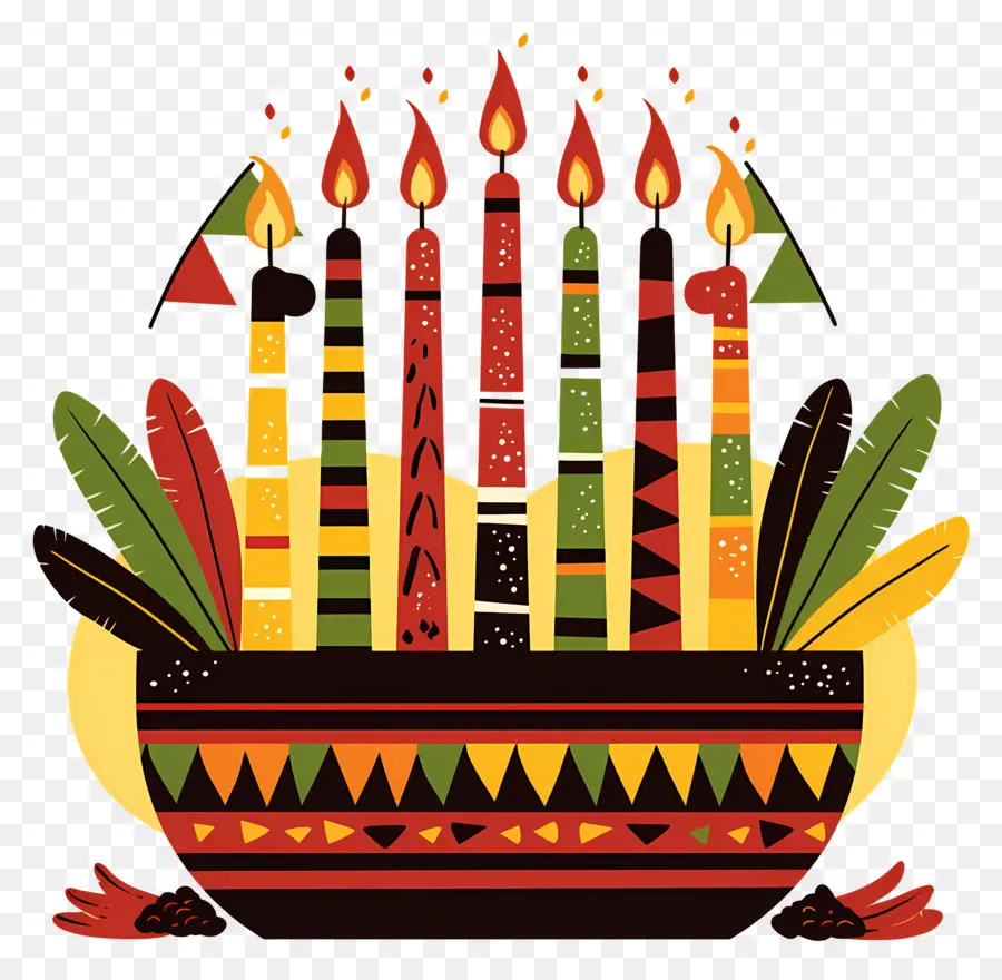 Happy Kwanzaa，ก่อนอื่นเทียน PNG